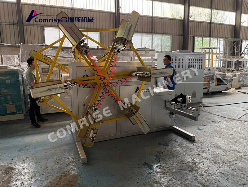 Δοκιμή μηχανής σωλήνων HDPE 1/2 ιντσών-2 ιντσών σε λειτουργία, ικανοποιημένος πελάτης
